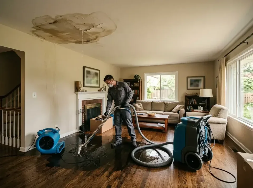 attic-pipe-burst-ceiling-drip-008 — frequently asked questions, Water Damage Restoration & Carpet Care in Warsaw, NC